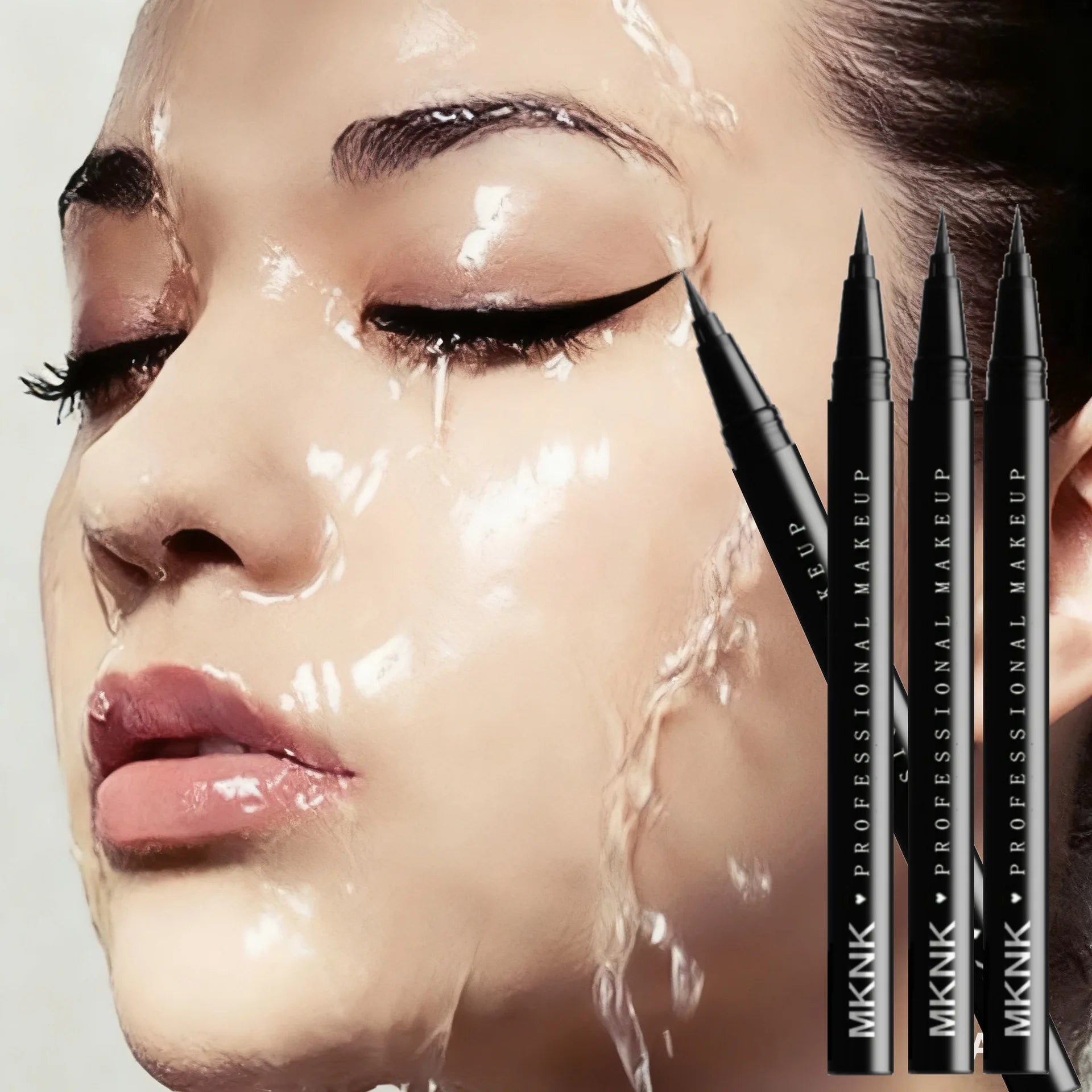36-Hour Lock & Lasting Liquid Eyeliner Pencil Waterproof Black Ink Pen Smudge-Free Matte Quick-dry Eye Liner Smooth Cosmetics