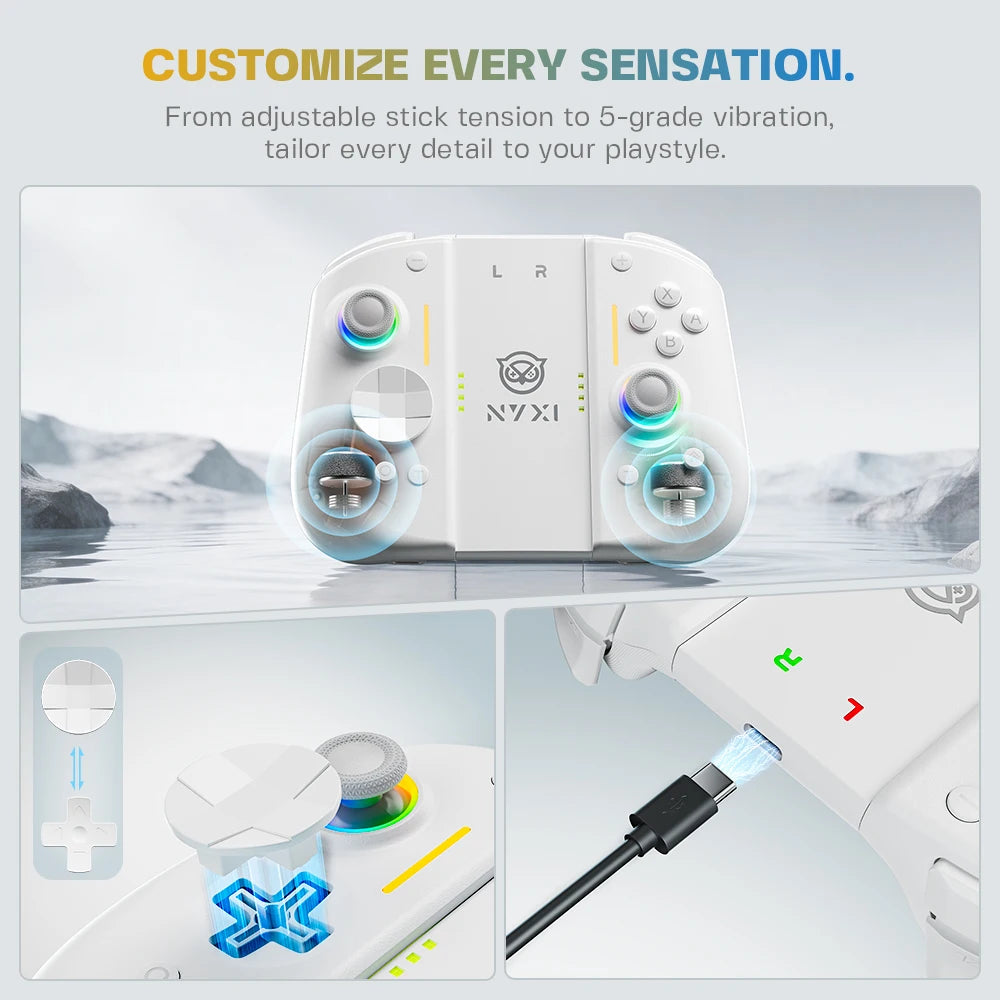 NYXI Hyperion 3 Wireless JoyPad for Switch 2 WHITE