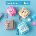 Cartoon Soft Silicone Cover Memo Pad Paper Sticky Notes Planner Sticker Dessert Game Series Notepad Office School Supplies 1Pcs