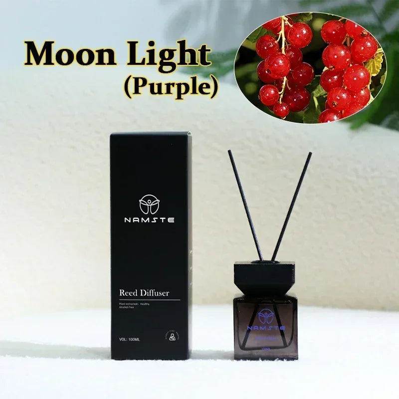 NAMSTE 100ML Reed Diffuser Stick Fragrance Oil Aromatherapy Flameless Hotel Home SPA Aromatherapy Air Freshener Fragrance Scent