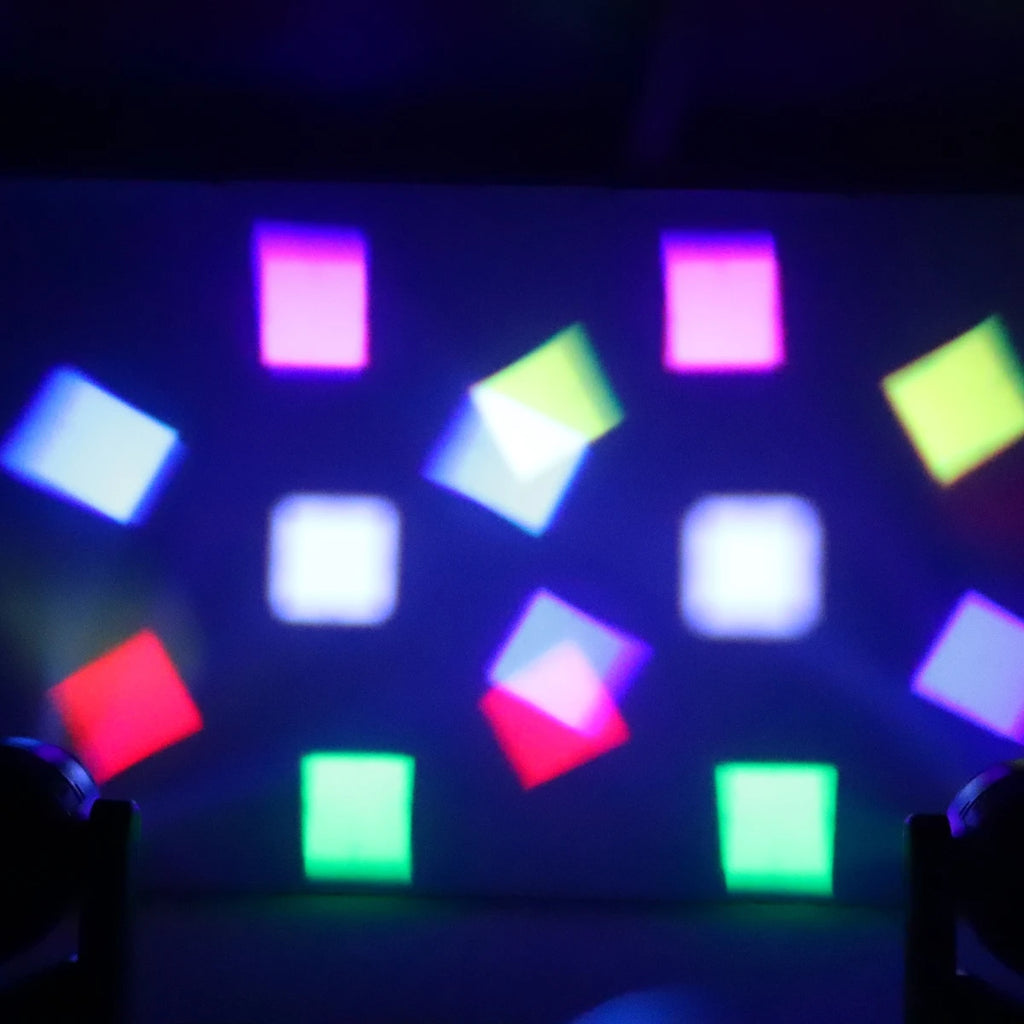 2PCS LED Beam + Wash Big Bees Eyes 7x40W RGBW Zoom Lighting Per DJ Disco Home Party Night Club Bar