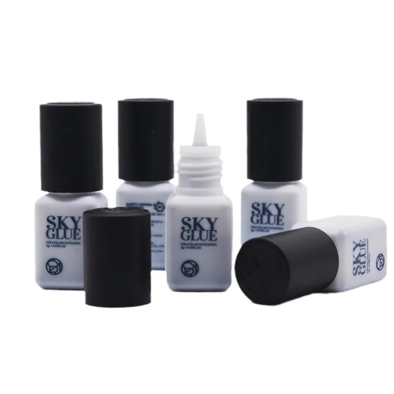 5/10pcs Korea Sky S+ Glue 1s Fast Dry Strong False Eyelash Extension Glue Adhesive Low Smell No Irritation Lash Glue Makeup Tool