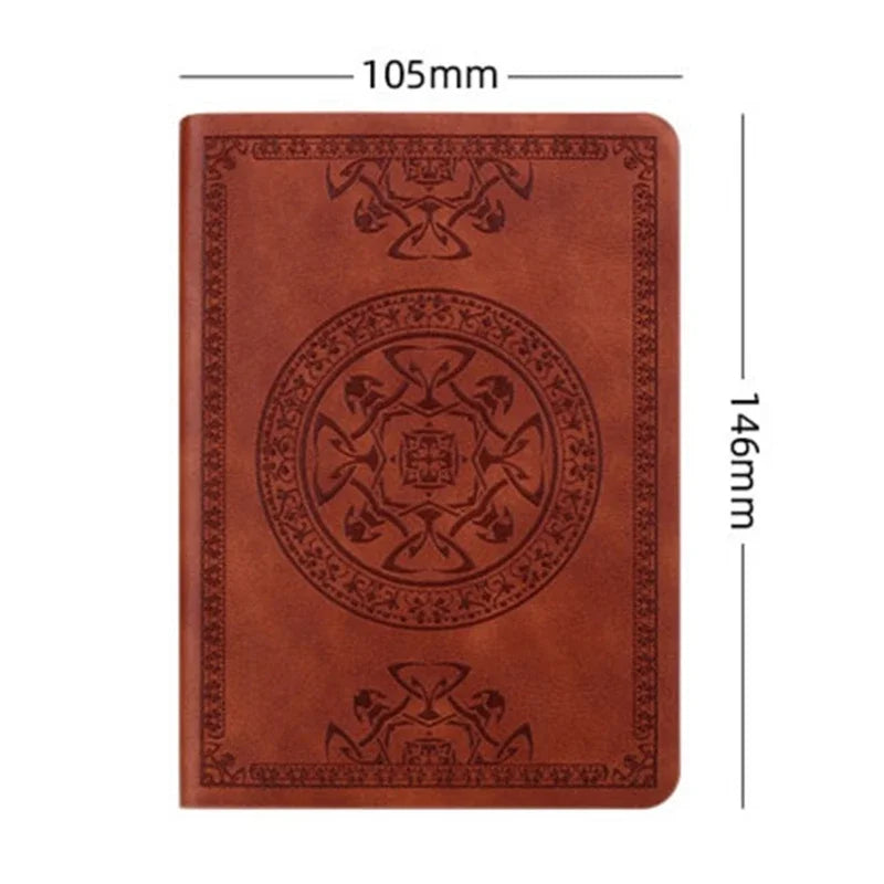 1PC New Portable Vintage Pattern Leather Notebook Diary Notepad Stationery Gift