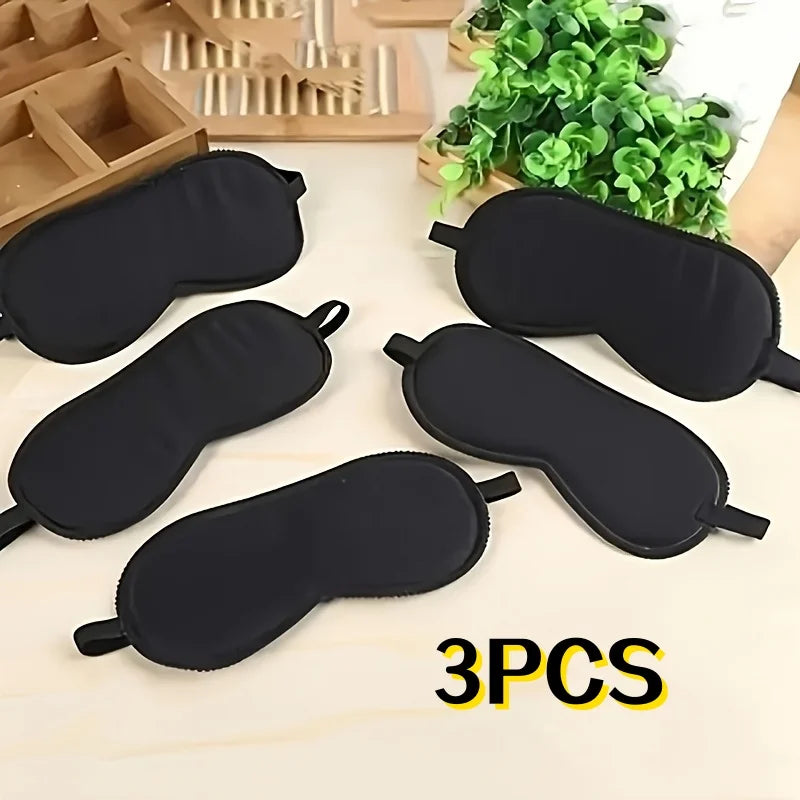 5 soft eye masks, lightweight and comfortable, light blocking and breathable, adjustable sleep goggles for travel relaxation