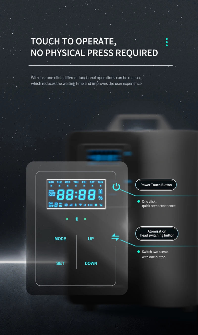 NAMSTE 10000m³ Essential oil Fragrance Diffuser Smart Timing Aroma Diffuser Scent Home Hotel HVAC Electric Air Freshener