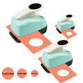 Circle Paper Hole Puncher Cutter Tool Set  2 1 inch 50mm 38mm 35mm 28mm 25mm 18mm 16mm 9mm for Paper Crafts Cardmaking Scrapbook