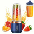 Juicer Cup + Portable Outdoor Cup, Dual Cups, Detachable, Easy To Clean, For Making Fine Juice, Fruit Blender, Beverage Maker, Suitable For Home, Outdoor Travel, Office, USB Charging, Portable Blender, Juice Mixer - Perfect G