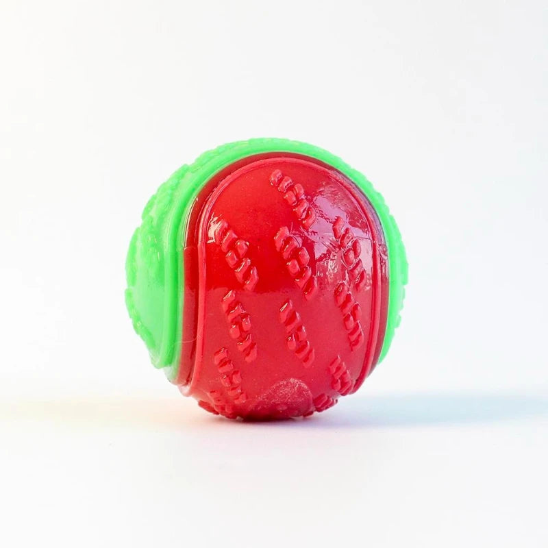 Dog Chew Ball Toy Drinding Teeth Bite-resistant Silicone Ball Puppy Toy Squeaky Teeth Cleaning Training Dog Toy Supplies