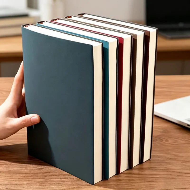 A5 PU Leather Softcover Notebook , Waterproof Journal for Writing Diary, Cute Travel Note Taking Planner for Office School Supplies, Gift for Women Men