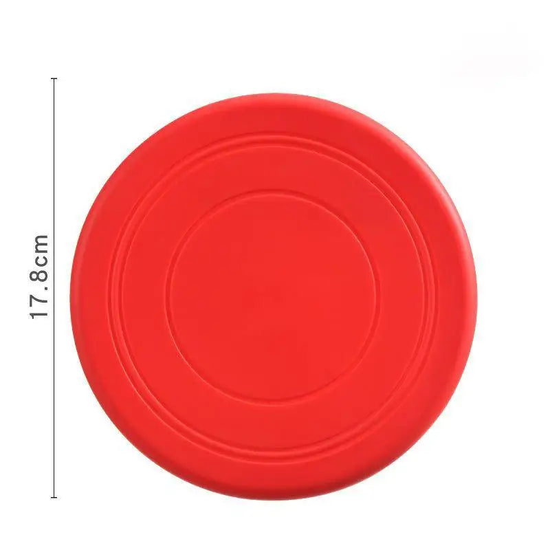 1pcs Funny Silicone Flying Saucer Dog Cat Toy Dog Game Flying Discs Resistant Chew Puppy Training Interactive Pet Supplies