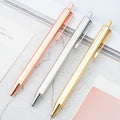 1-3 pcs Lytwtw's Roller Ballpoint Pen Luxury Cute Wedding Rose Gold Metal Stationery School Office Supply High Quality Spinning