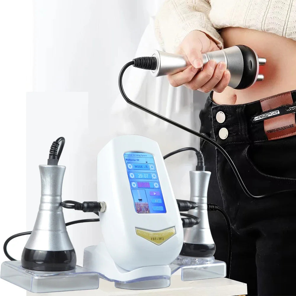 40K 3 In1 Cavitation Body Slimming Machine Facial Massager Skin Tighten Face Lifting Vacuum Suction Beauty Device（Fast Shipping）