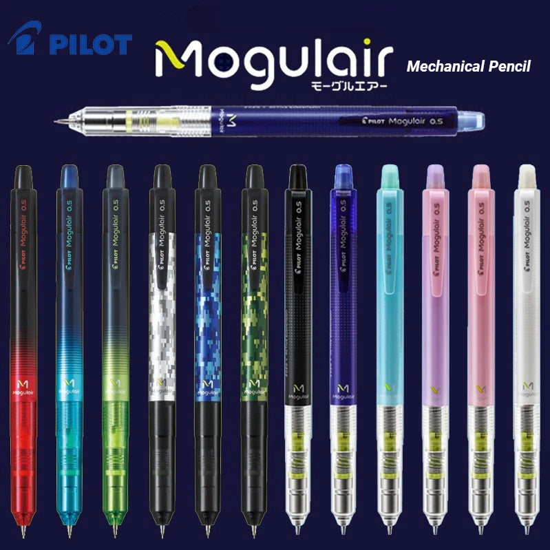 1pcs PILOT Mechanical Pencil Mogulair HFMA-50R 0.5mm Low Center Gravity Student Sketch Drawing Stationery School Supplies