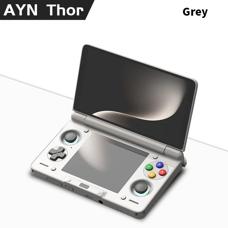 AYN Thor 6'' OLED Dual Screen Gaming Handheld Qualcomm Snapdragon CPU Android13 6000mAh Battery Hall Stick Game Console