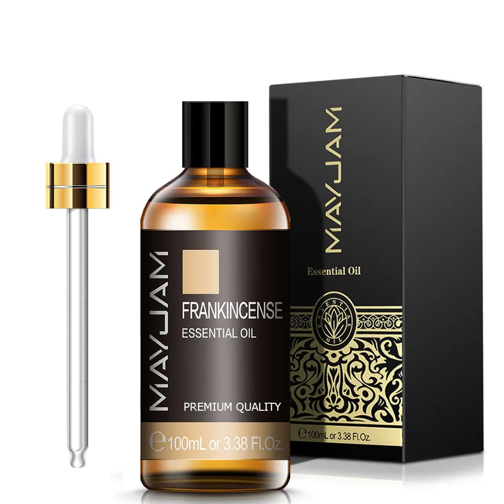 MAYJAM 100ML Pure Aroma Essential Oils Cinnamon Rosemary Cedarwood Lemongrass Tea Tree Oil for Massage Humidifier Soaps Candle