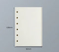 45 Sheets A5 A6 A7 Loose Leaf Notebook Refill Spiral Binder Inner Page Line Blank craft  Grid Inside Paper Stationery