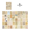 Mr. Paper 100pcs/book Vintage Character Message Card Beautiful Flowers European Style Hand Account Material Memo Pad