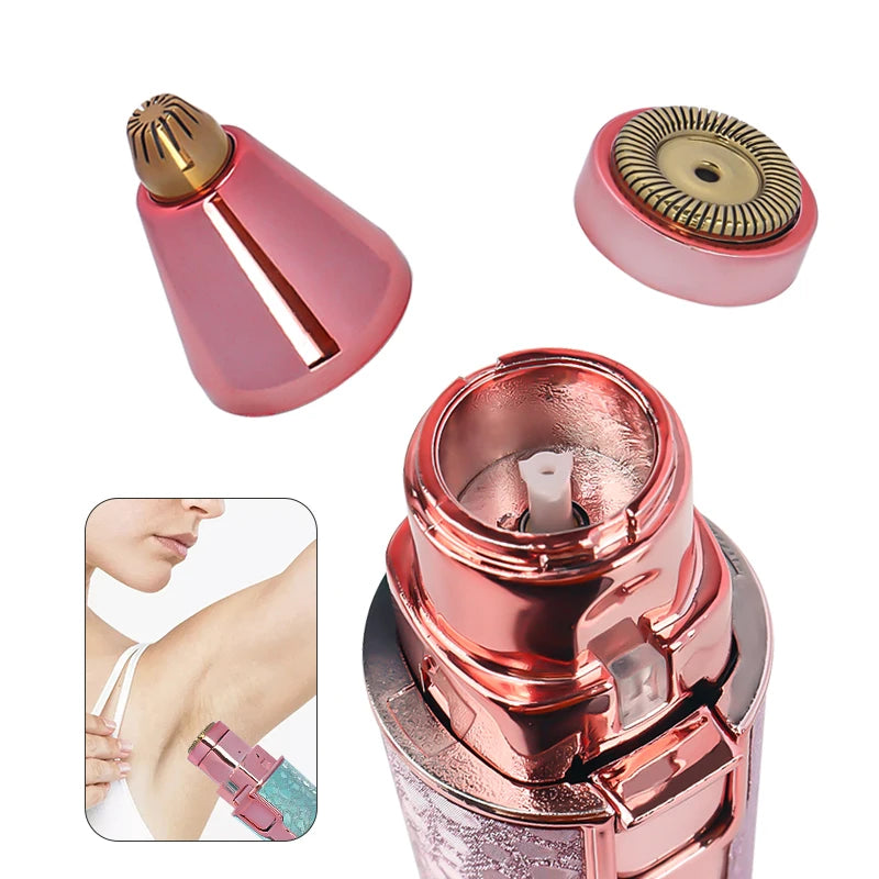 1pcs Usb Electric Eyebrow Trimmer Facial Hair Epilator Eyebrow Razor Women Body Painless Hairs Remover Shaver Eyebrows Profiler