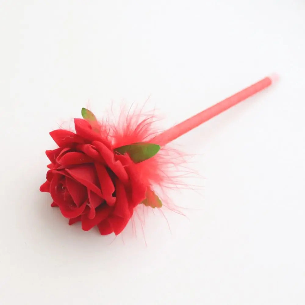 Cute Kawaii Rose Flower Ballpoint Pen Office School Supplies Stationery Creative Sweet Pretty Lovely Pen