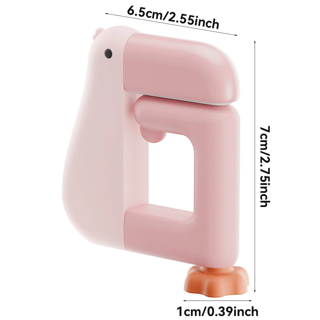Portable Office Supplies Thinking Duck  Hook Hanging Decor Table Interesting Wallet Bag Hook Wall Hanger Bracket Handbag Non Pun