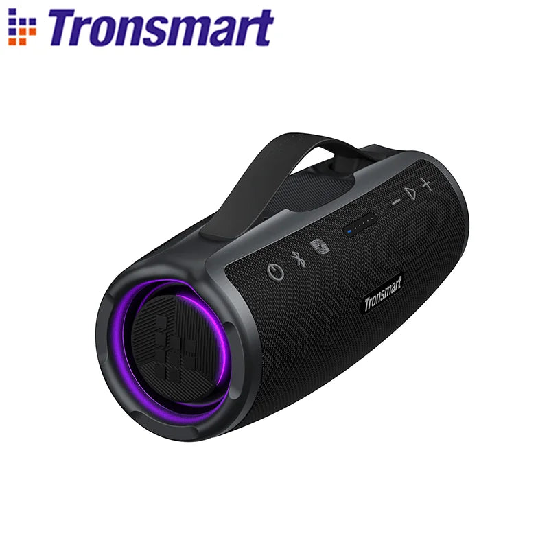 Tronsmart Mirtune S100 Bluetooth Speaker Powerful Speaker with 50W, IPX7 Waterproof, Retractable Handle, Built-in Powerbank