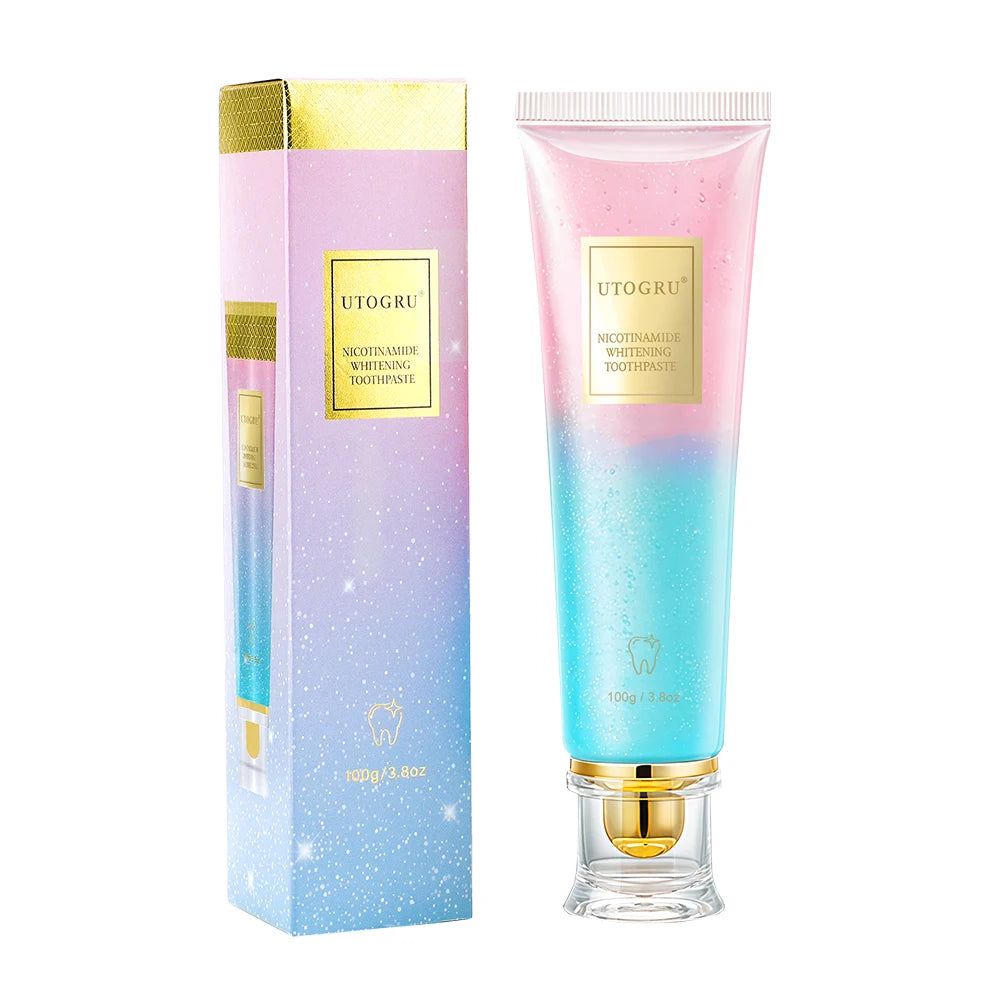 100g Niacinamide Whitening Toothpaste Refreshing Clean Teeth For Men And Women Fresh Breath Toothpaste To Remove Tooth Stains