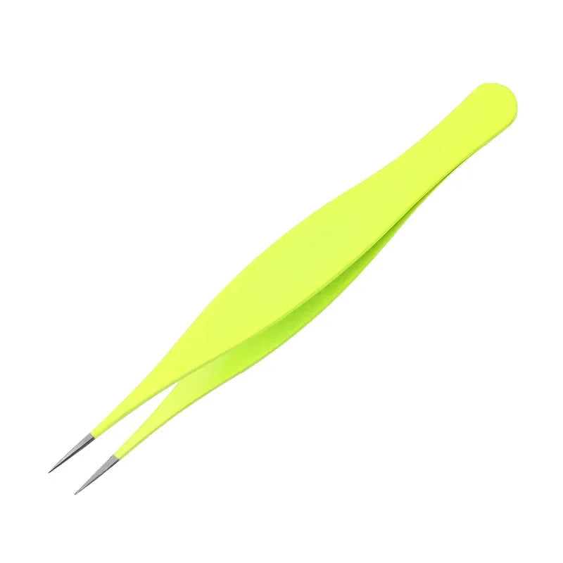 New Super Pointed Acne Clip Acne Needle Grafting Eyelash Clip Blackhead Clip Fake Eyelash Tweezers Feauty Tool  Lash Tweezers