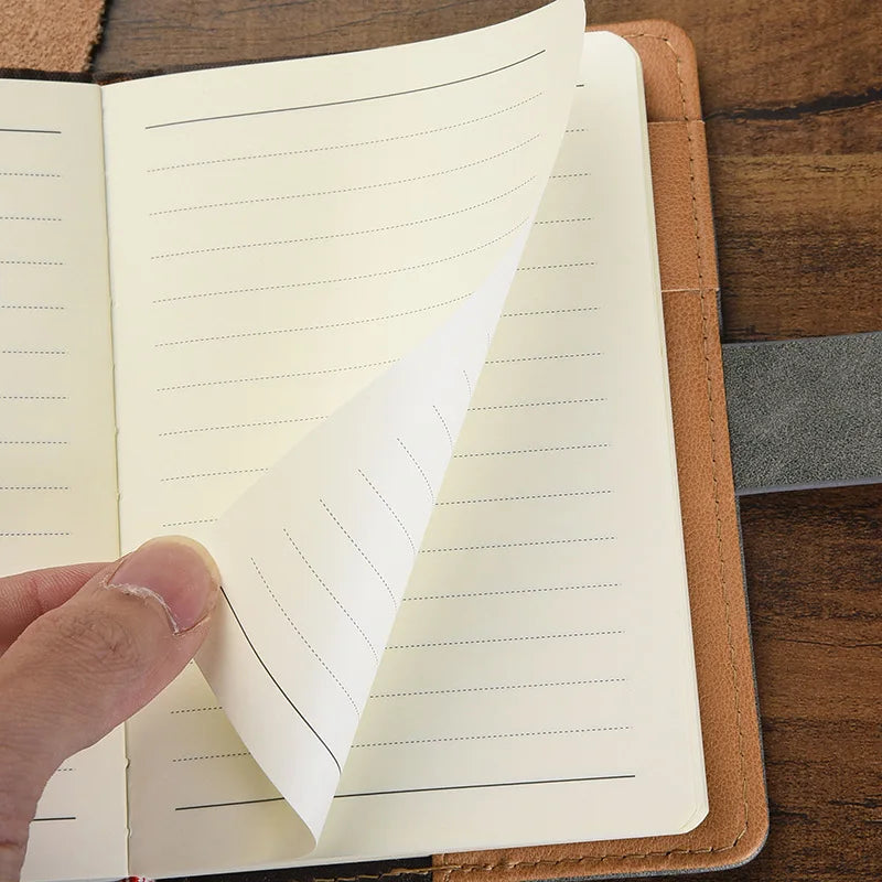 A7 200/240 Pages Retro Password Book with Lock Diary Thickened Creative Hand Ledger Student Notepad Stationery Notebook Binder