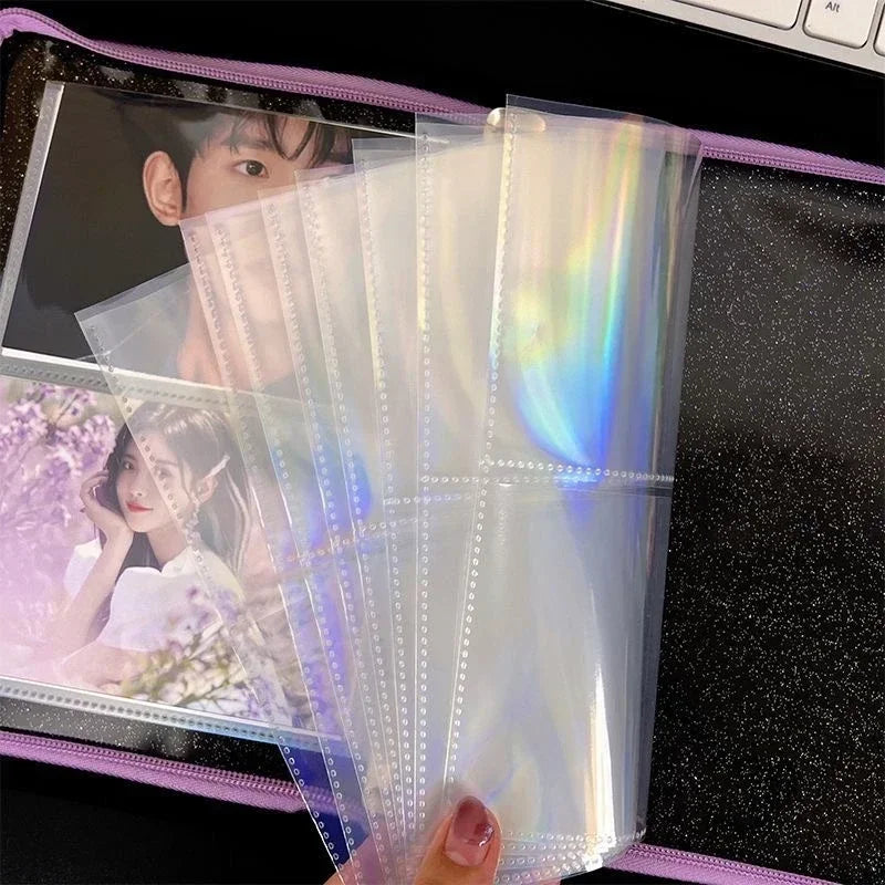 1-4 Grids A5 Kpop Photocards Sleeves Photo Album Page Protector High Definition Transparent Photo Album Photocard Binder포토카드 바인더