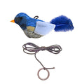 Hot lifelike Bird Vivid Cat Toys Pet Catnip Simulation Molding Cat Teaser with Feather Soft Plush Fabric Toys for Kitten