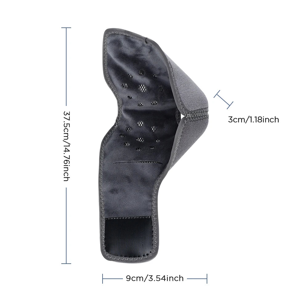 Electric Foot Hand Massager 5-Level Far-Infrared Hot Compress Vibrate Heat Ankles Wrist Guard Bracket Joint Portable Relax Timer