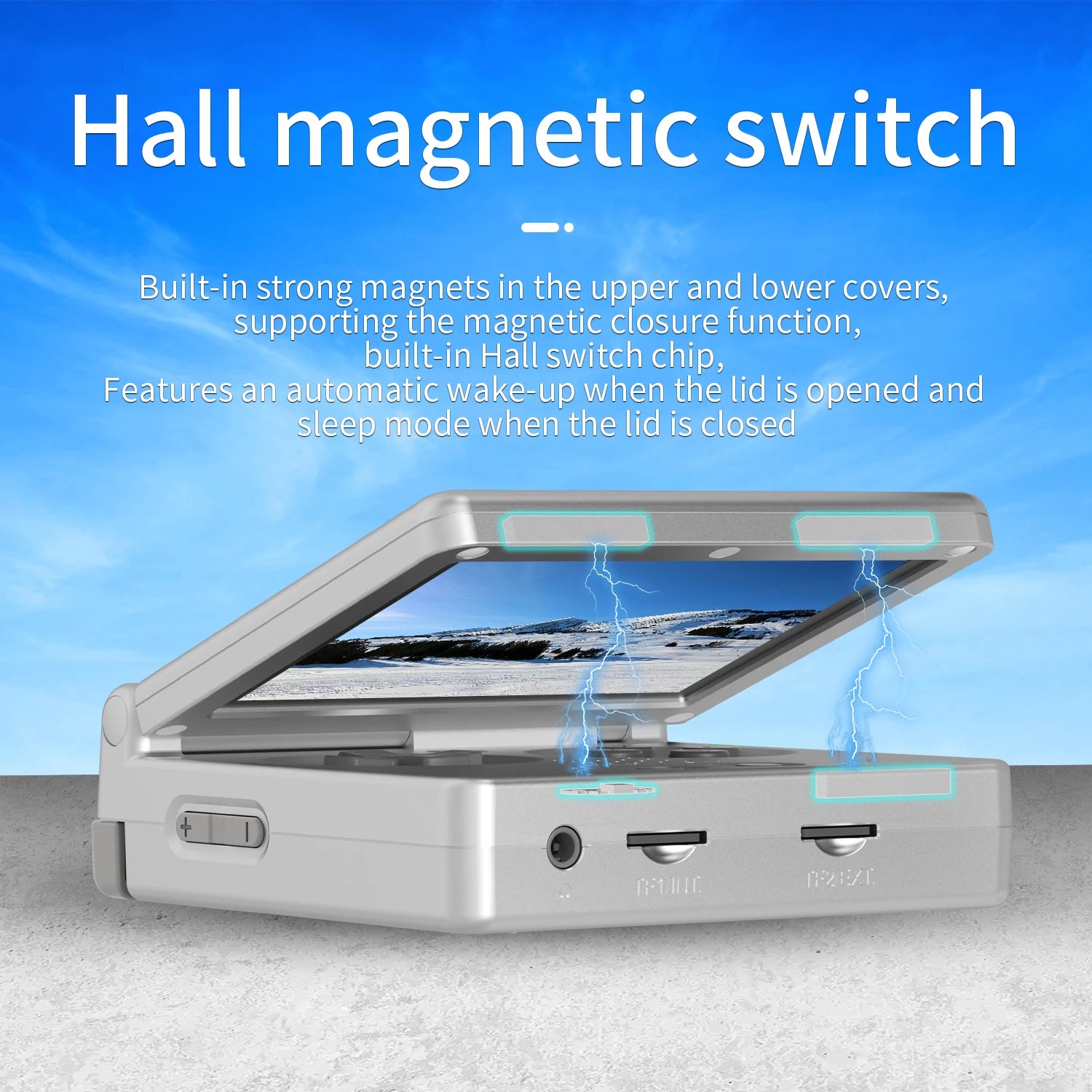 ANBERNIC RG35XXSP Flip Retro Handheld Game Console Linux 64bit WiFi Bluetooth Retro Video Gaming Console Online Play HDMI-TV Out