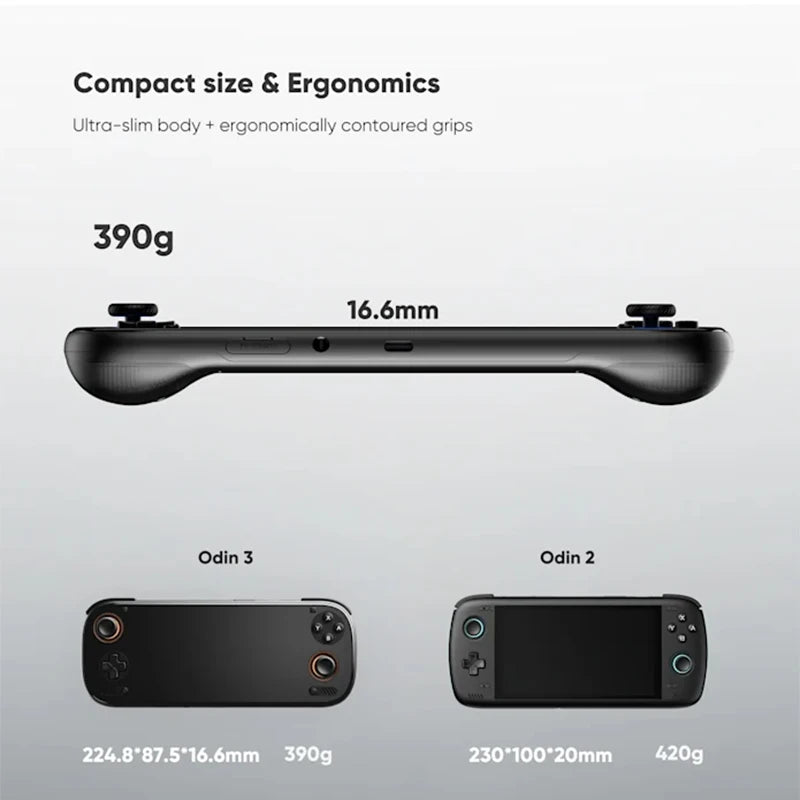 AYN Odin 3 Game Console 6'' 1080P 120Hz AMOLED Screen Handheld With 8000mAh Hall-Effect Joystick/Trigger Handheld Game Console
