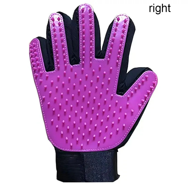 Pet Hair Glove Comb Pet Dog Cat Grooming Cleaning Glove Deshedding Hair Remover Massage Brush Animal Supplies Cat Accessories