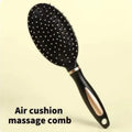 Air Cushion Hairbrush Scalp Massage Comb Soft Nylon Bristle Anti-static Detangler Brush For Wet Dry Straight Curly Hair Salon