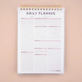 A5 Daily Planner Notebook 50 Sheets Spiral Bound English Weekly Self-Discipline Schedule Organizer Goals Tasks Time Management