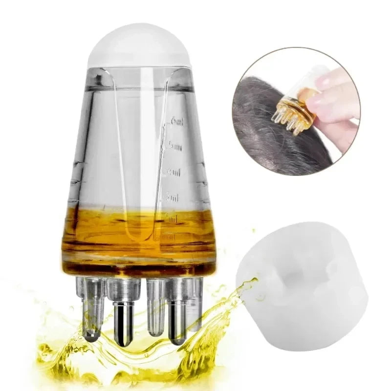 Scalp Applicator Liquid Comb Portable Mini Massage Combs Essential Oil Fluid Guiding Massager Anti Hair Loss Head Care Tools