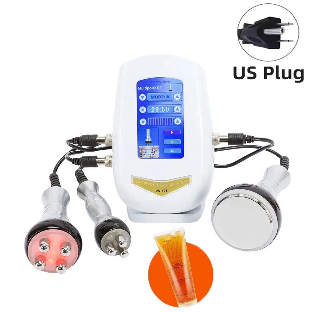 40K 3 In1 Cavitation Body Slimming Machine Facial Massager Skin Tighten Face Lifting Vacuum Suction Beauty Device（Fast Shipping）