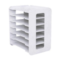 7-Layer File Organizer with PVC Material, Easy Assembly, Space-Saving Storage for Desk, Ideal for Home, Office, and School Use