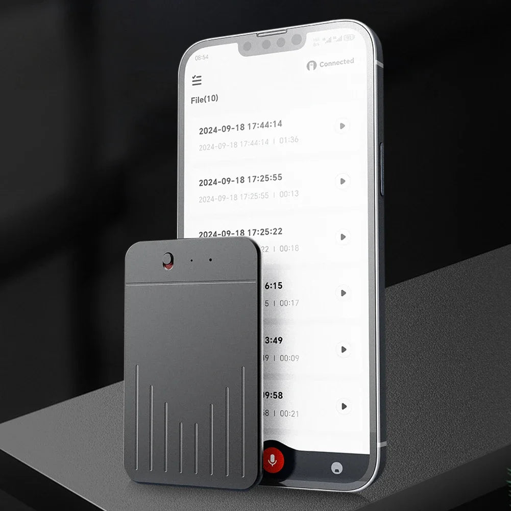 AI Voice Recorder APP Control Audio Recorder Transcribe & Summarization with ChatGPT AI Notetaking Device Voice To Text Recorder