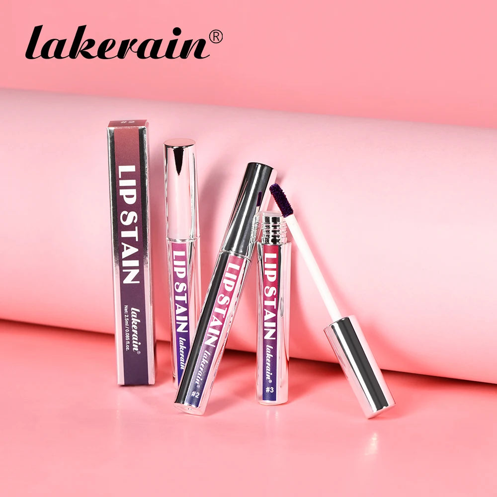 Peel Off Lip Stain 3 Colors Reveal Long Lasting Waterproof Pink Lip Tint Transfer Proof Non-stick Cup Lip Stain Women's Cosmetic