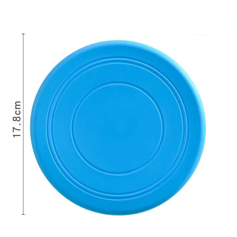 1pcs Funny Silicone Flying Saucer Dog Cat Toy Dog Game Flying Discs Resistant Chew Puppy Training Interactive Pet Supplies