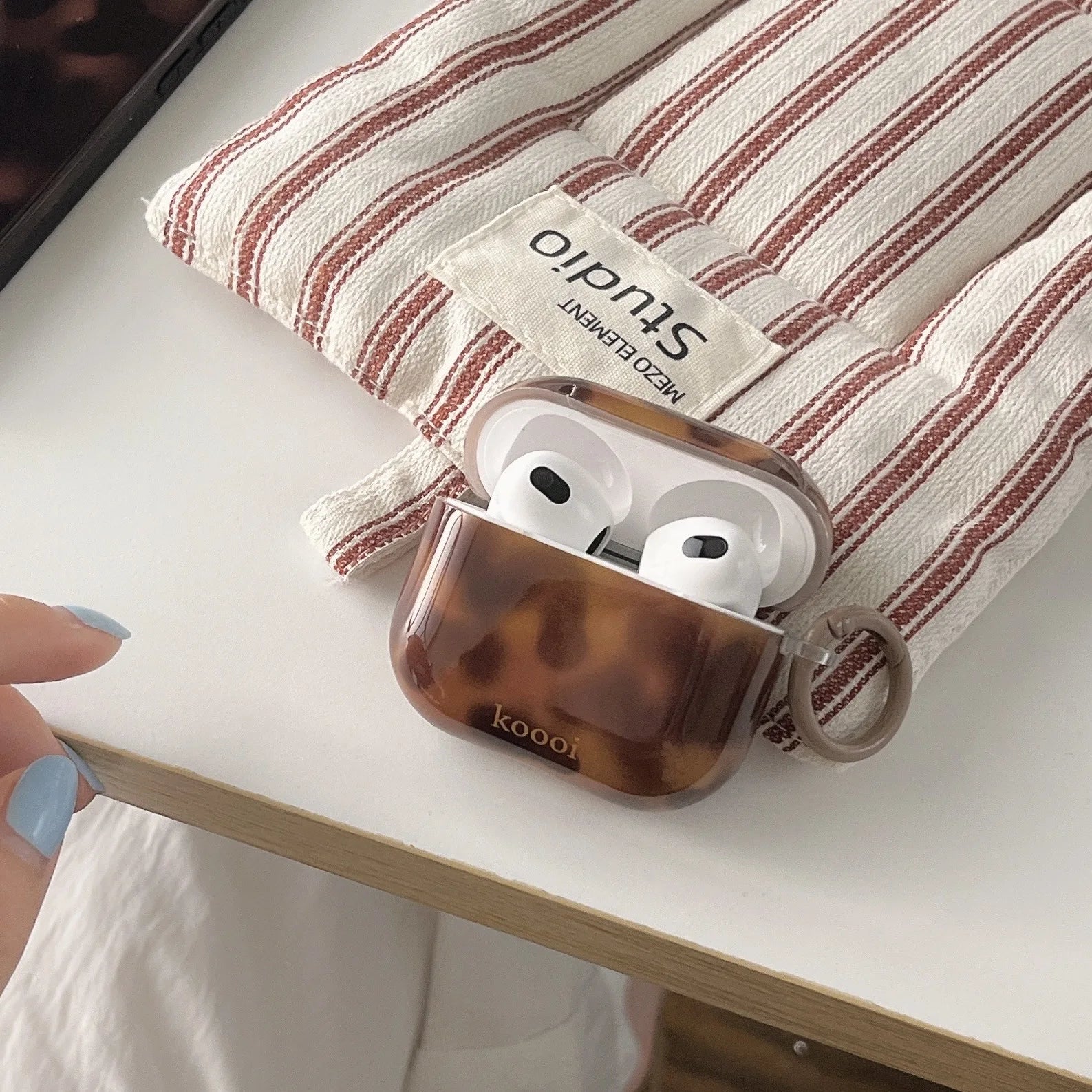 for Airpods Pro 3 Leopard Pattern Amber Tortoiseshell Case for Airpods 4 Wireless Bluetooth Charging Box for Airpods Pro 2 Cover