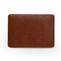 Multifunctional Card Sleeve Men's and Women's Genuine Leather Case Business ID Credit Card Wallet Holder  Pocket Organizer