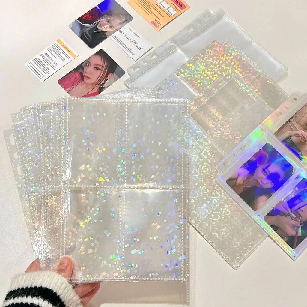 10pcs A5 Kpop Binder Photocard Holder Loose-leaf Collect Book Photo Cards Album Storage Book Multi-Pockets Photo Card Binder