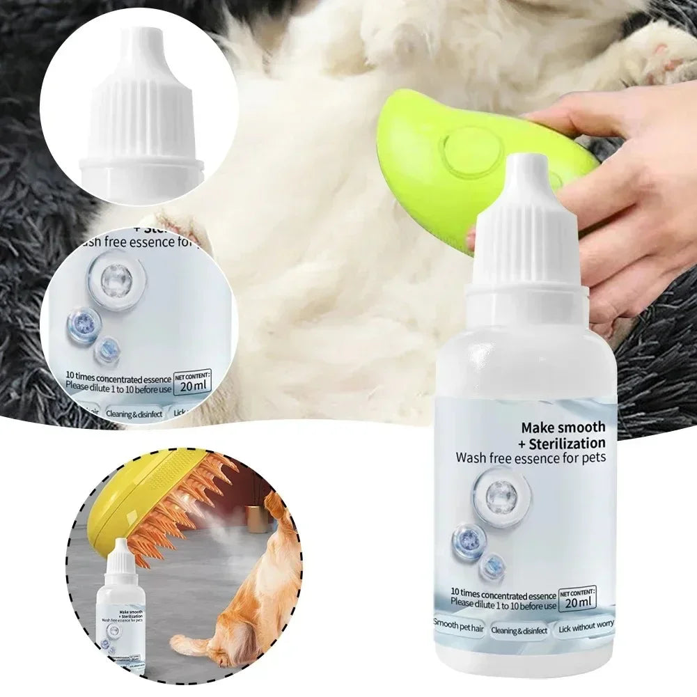 Cat Dog Electric Spray Massage Soothing Comb Single Button Spray Anti Loose Hair Comb Bathing Deshedding Brush Design Efficient