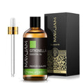 100ml Pure Natural Jasmine Tea Tree Sandalwood Essential Oils Diffuser Plant Lavender Vanilla Rosemary Eucalyptus Essential Oil