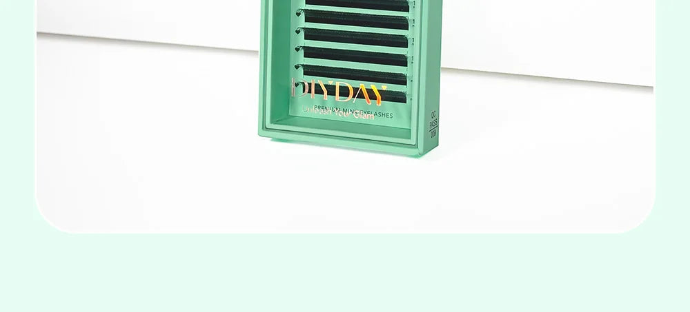 DIYDAY U-shaped 6D Eyelash Extension U-6D W Shape Bloom Dense Faux Lashes U-3D U-4D U-5D Natural Wispy False Mink Eyelashes
