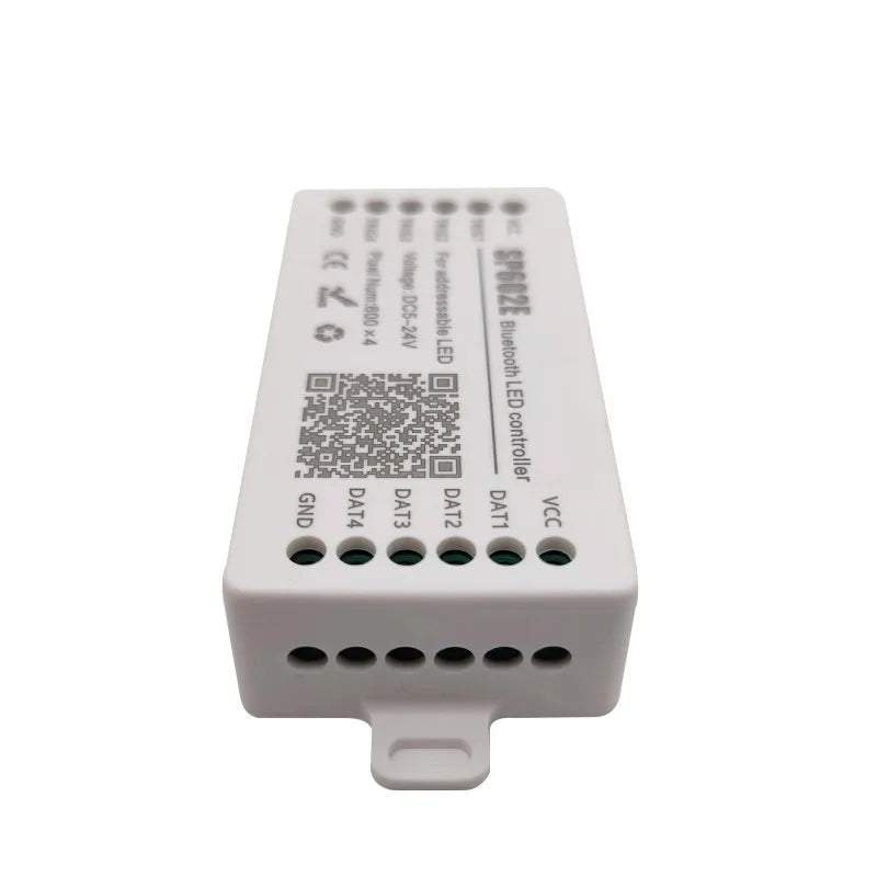 DC5-24V SP602E led bluetooth pixel controller 4 CH Signal Output supports both smart phone APP and RF remote input