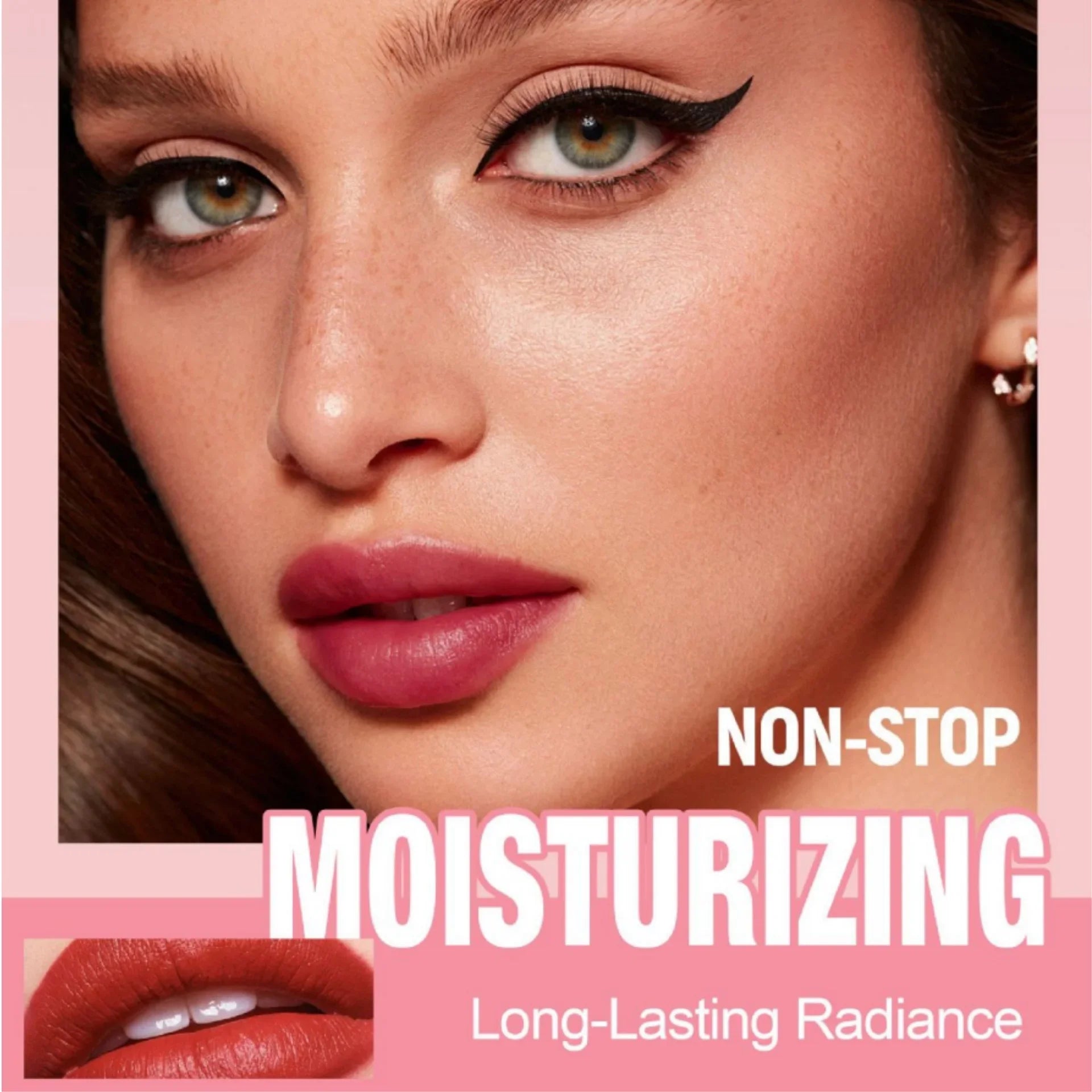Velvet Lipstick Set Waterproof High Pigment Matte Moisturizing Non Fade Long Lasting Nude Red Lip Gloss Sexy Beauty Cosmetic